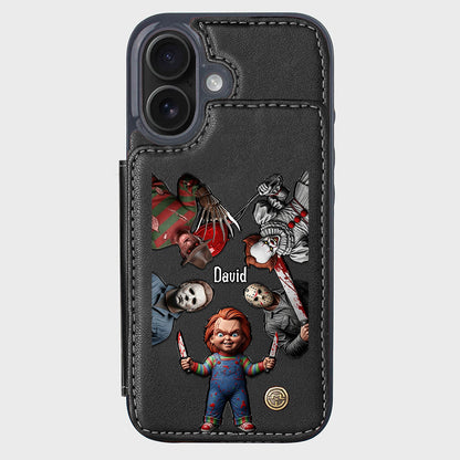 Horrors Characters - Personalized Horror Character Wallet Phone Case