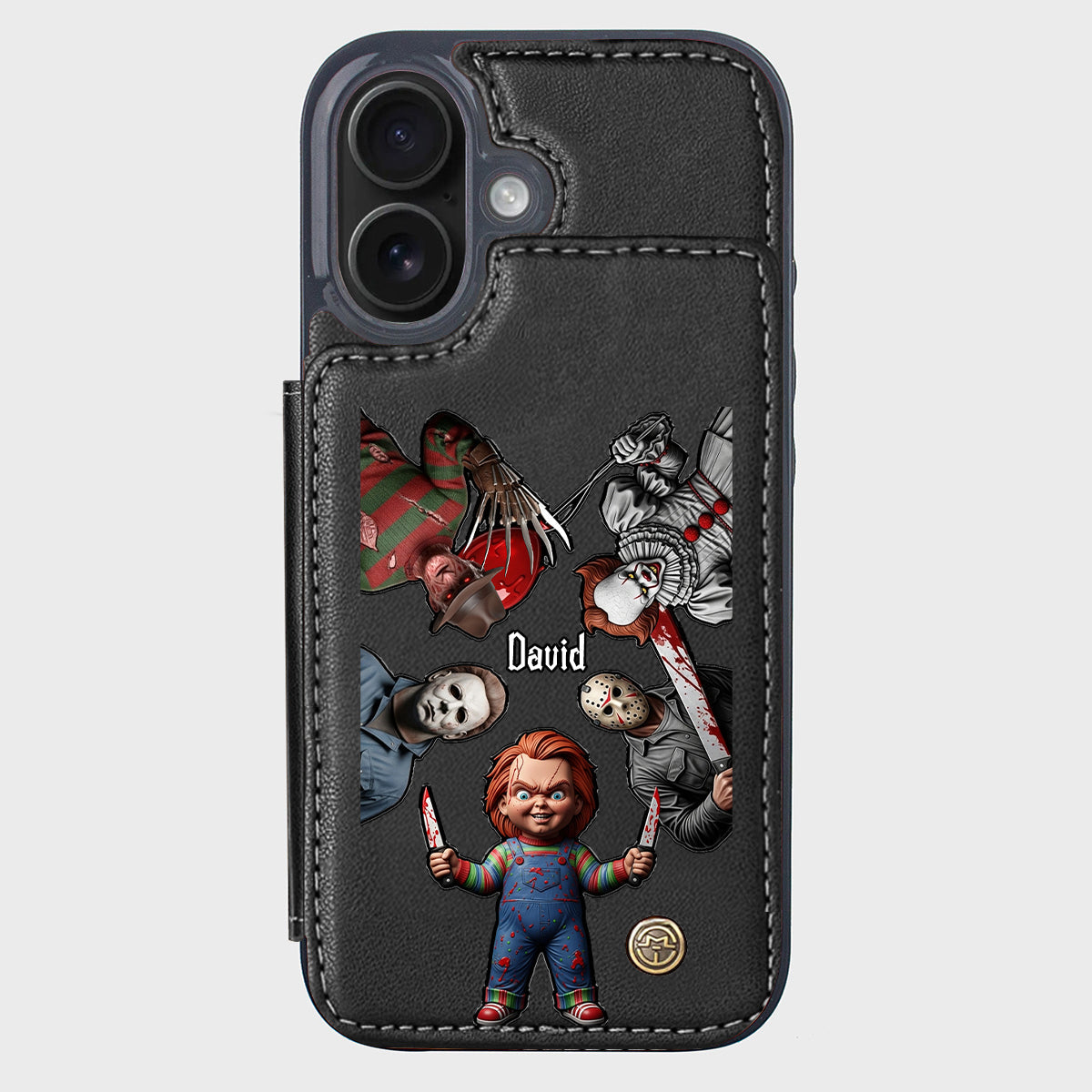 Horrors Characters - Personalized Horror Character Wallet Phone Case