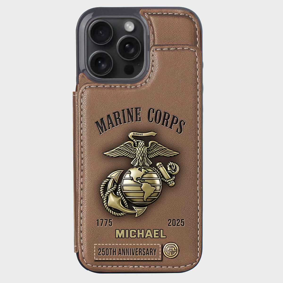 Proud Veteran - Personalized Veteran Wallet Phone Case