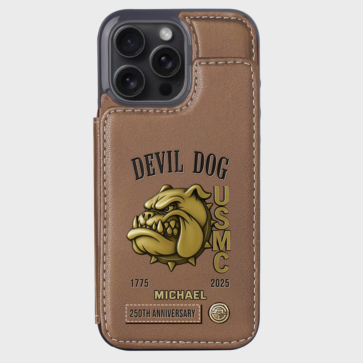 250th Anniversary - Personalized Veteran Wallet Phone Case
