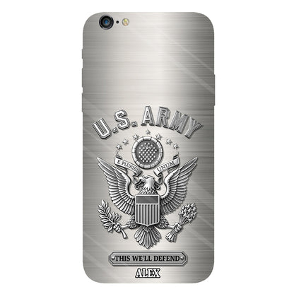 This We'll Defend - Personalized Veteran Full Print Phone Case