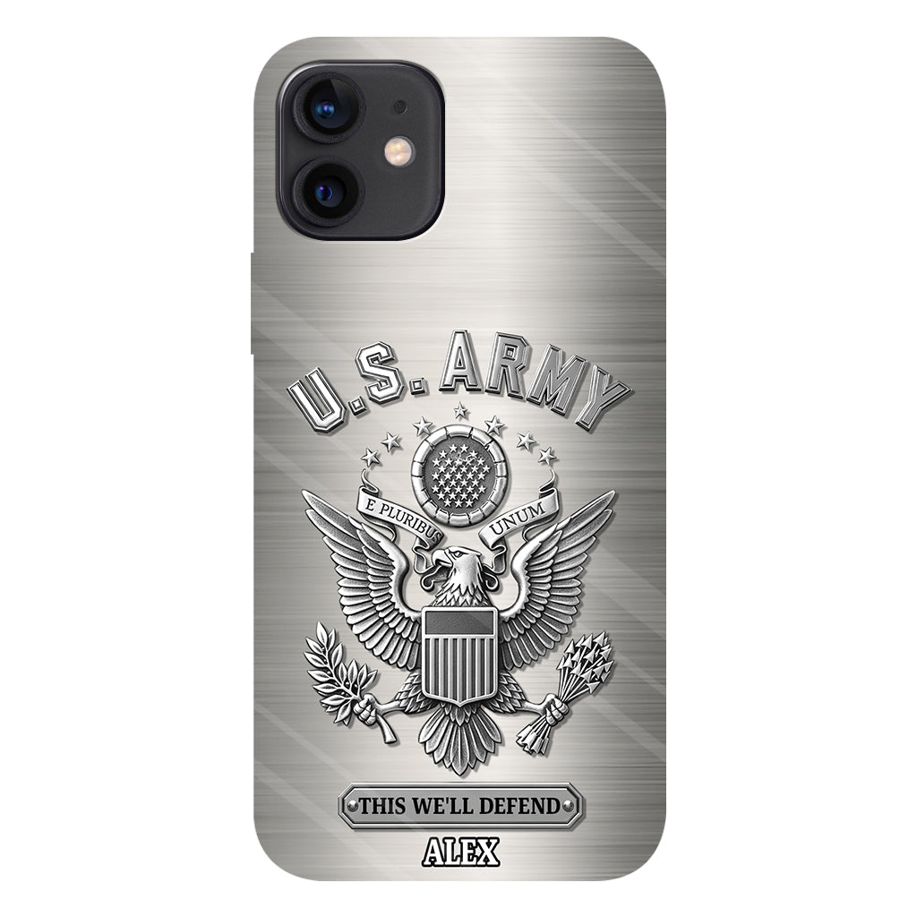 This We'll Defend - Personalized Veteran Full Print Phone Case