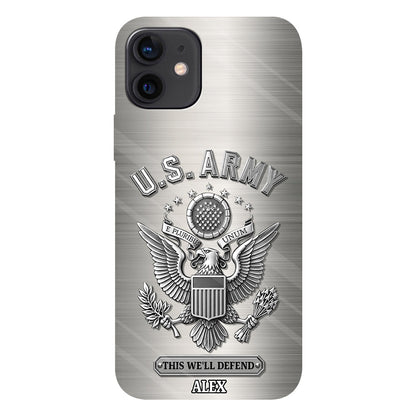 This We'll Defend - Personalized Veteran Full Print Phone Case