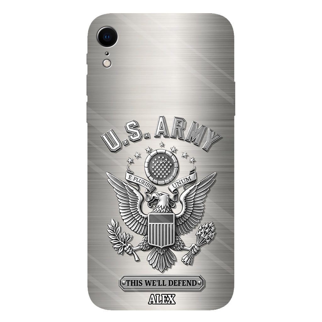This We'll Defend - Personalized Veteran Full Print Phone Case