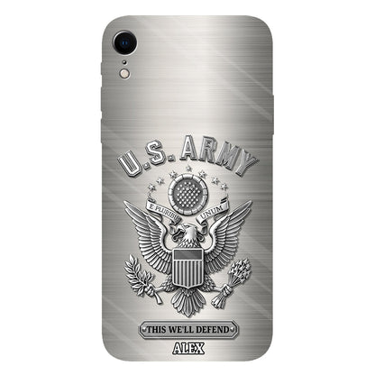 This We'll Defend - Personalized Veteran Full Print Phone Case