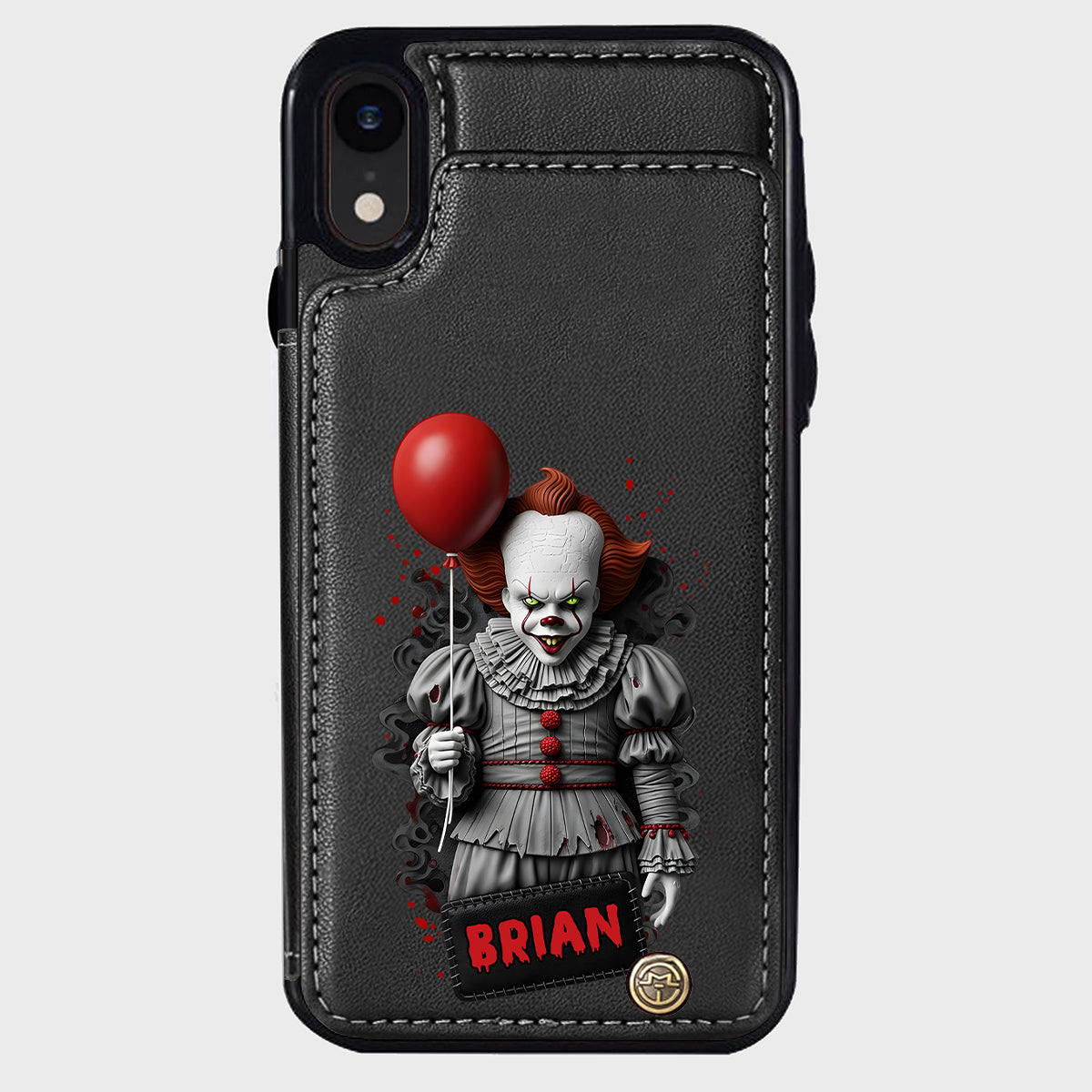 Scary Halloween - Personalized Horror Character Wallet Phone Case