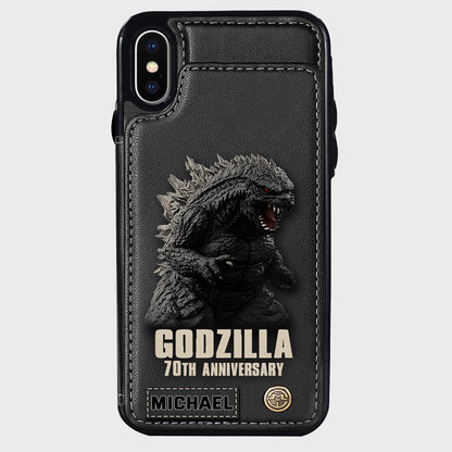 Monster 70th Anniversary Custom Name - Personalized Giant Monster Wallet Phone Case