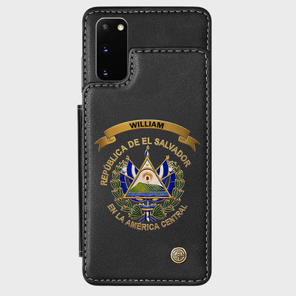 Proud El Salvador - Personalized Expats Wallet Phone Case