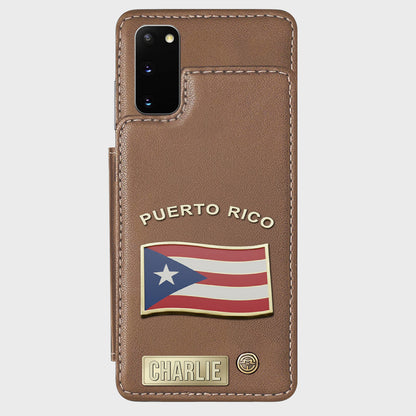 Proud Puerto Rico - Personalized Expats Wallet Phone Case