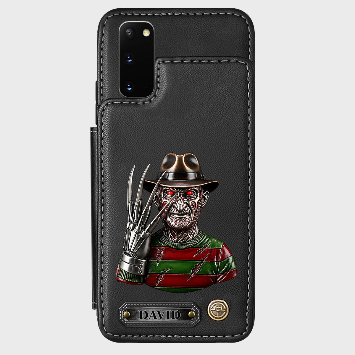 Scary Halloween - Personalized Horror Character Wallet Phone Case
