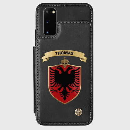 Proud Albania - Personalized Expats Wallet Phone Case