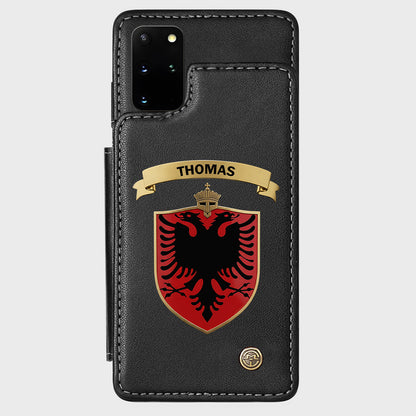 Proud Albania - Personalized Expats Wallet Phone Case