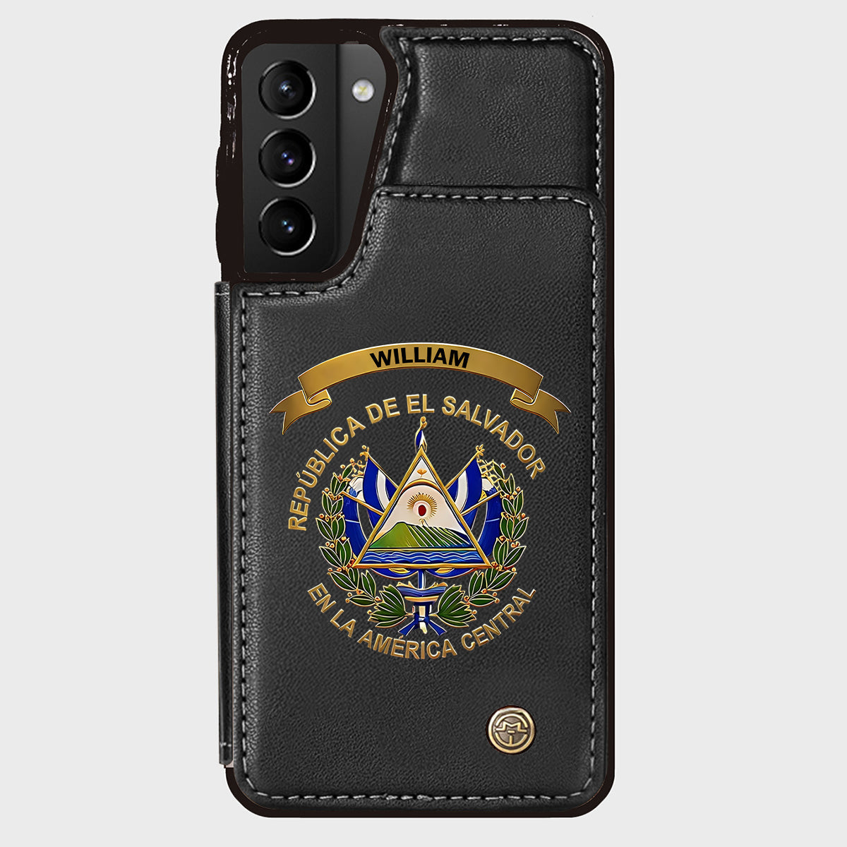 Proud El Salvador - Personalized Expats Wallet Phone Case