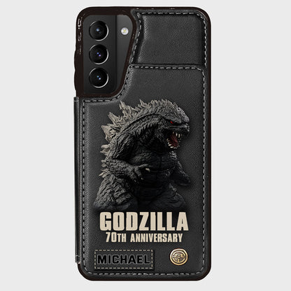 Monster 70th Anniversary Custom Name - Personalized Giant Monster Wallet Phone Case