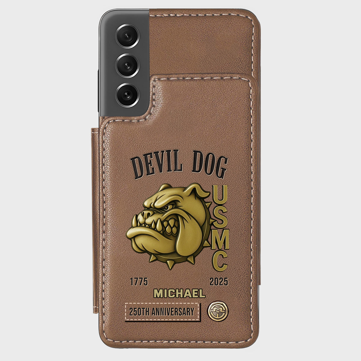 250th Anniversary - Personalized Veteran Wallet Phone Case