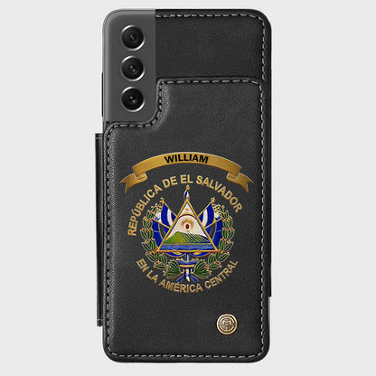 Proud El Salvador - Personalized Expats Wallet Phone Case