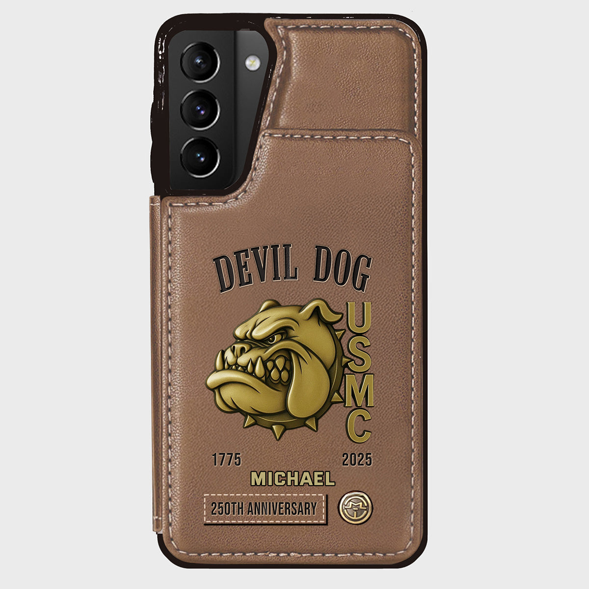 250th Anniversary - Personalized Veteran Wallet Phone Case