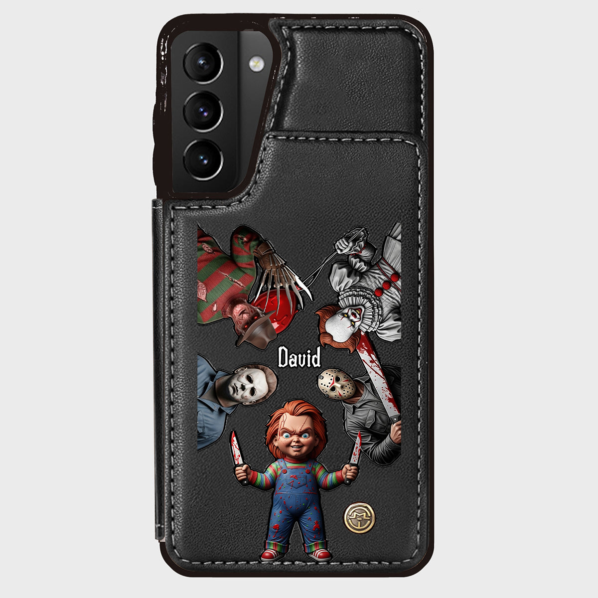 Horrors Characters - Personalized Horror Character Wallet Phone Case