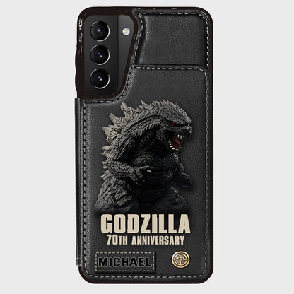 Monster 70th Anniversary Custom Name - Personalized Giant Monster Wallet Phone Case