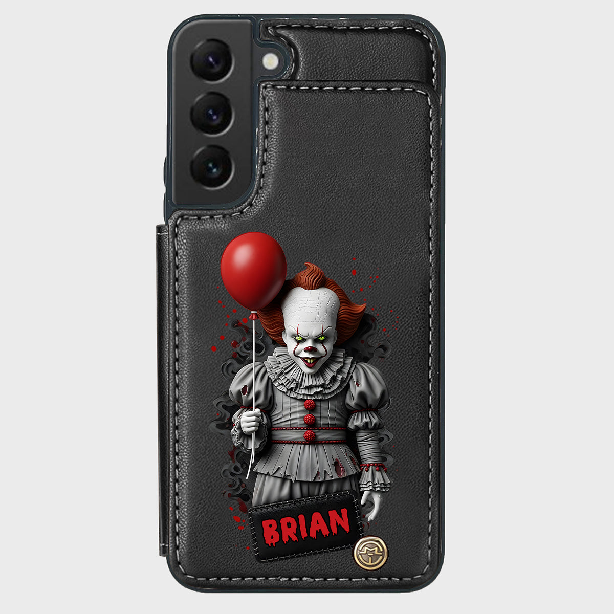 Scary Halloween - Personalized Horror Character Wallet Phone Case