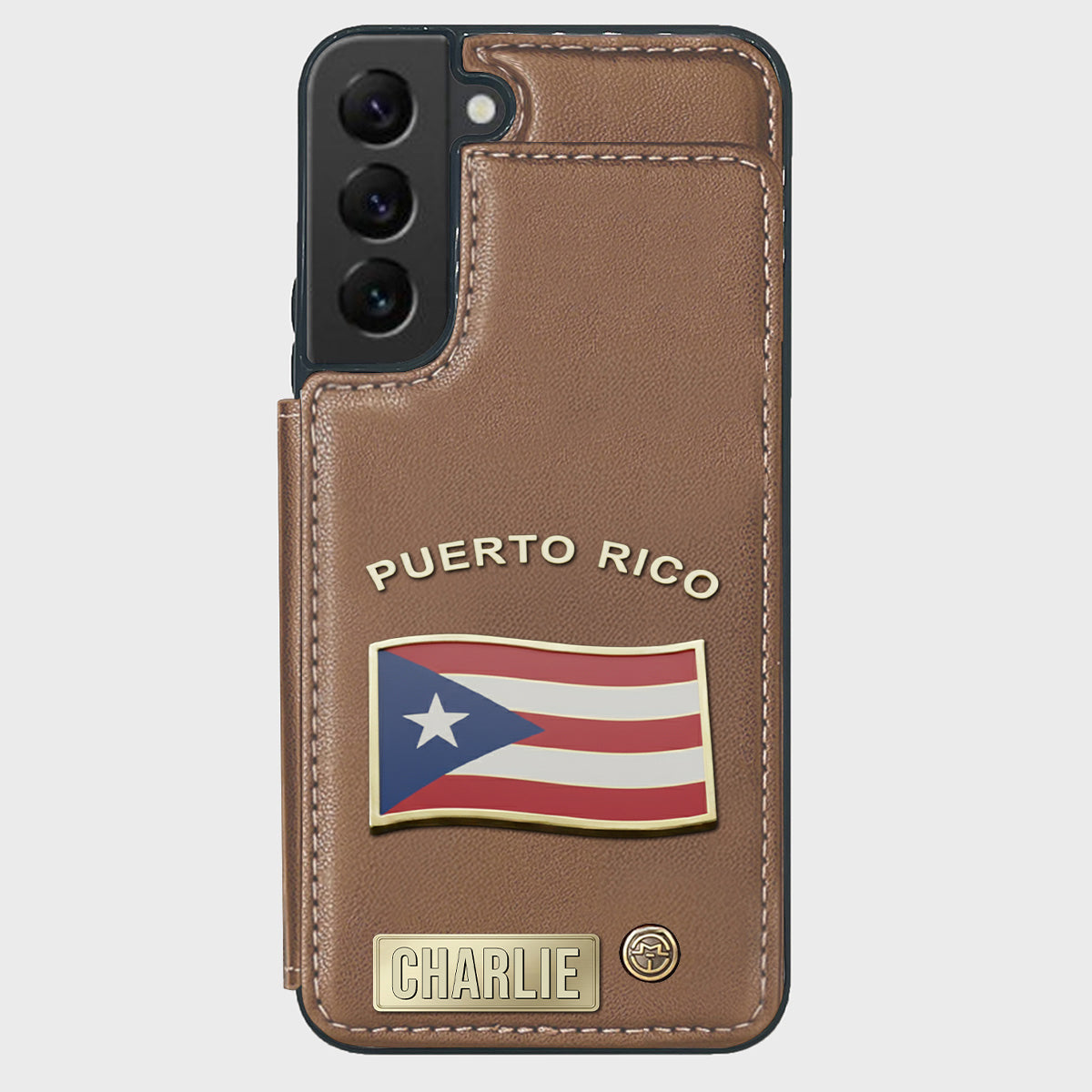 Proud Puerto Rico - Personalized Expats Wallet Phone Case