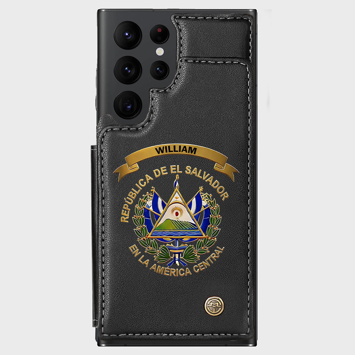 Proud El Salvador - Personalized Expats Wallet Phone Case