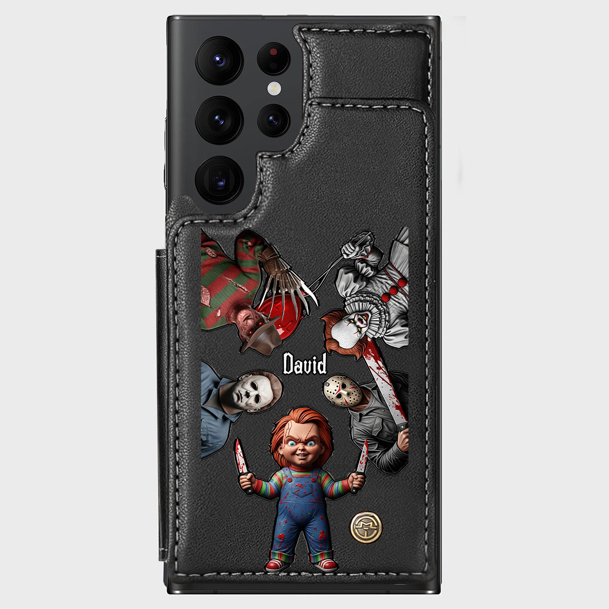 Horrors Characters - Personalized Horror Character Wallet Phone Case