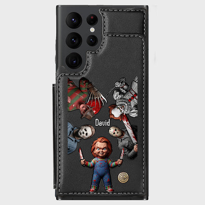 Horrors Characters - Personalized Horror Character Wallet Phone Case
