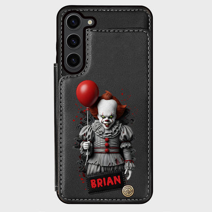 Scary Halloween - Personalized Horror Character Wallet Phone Case