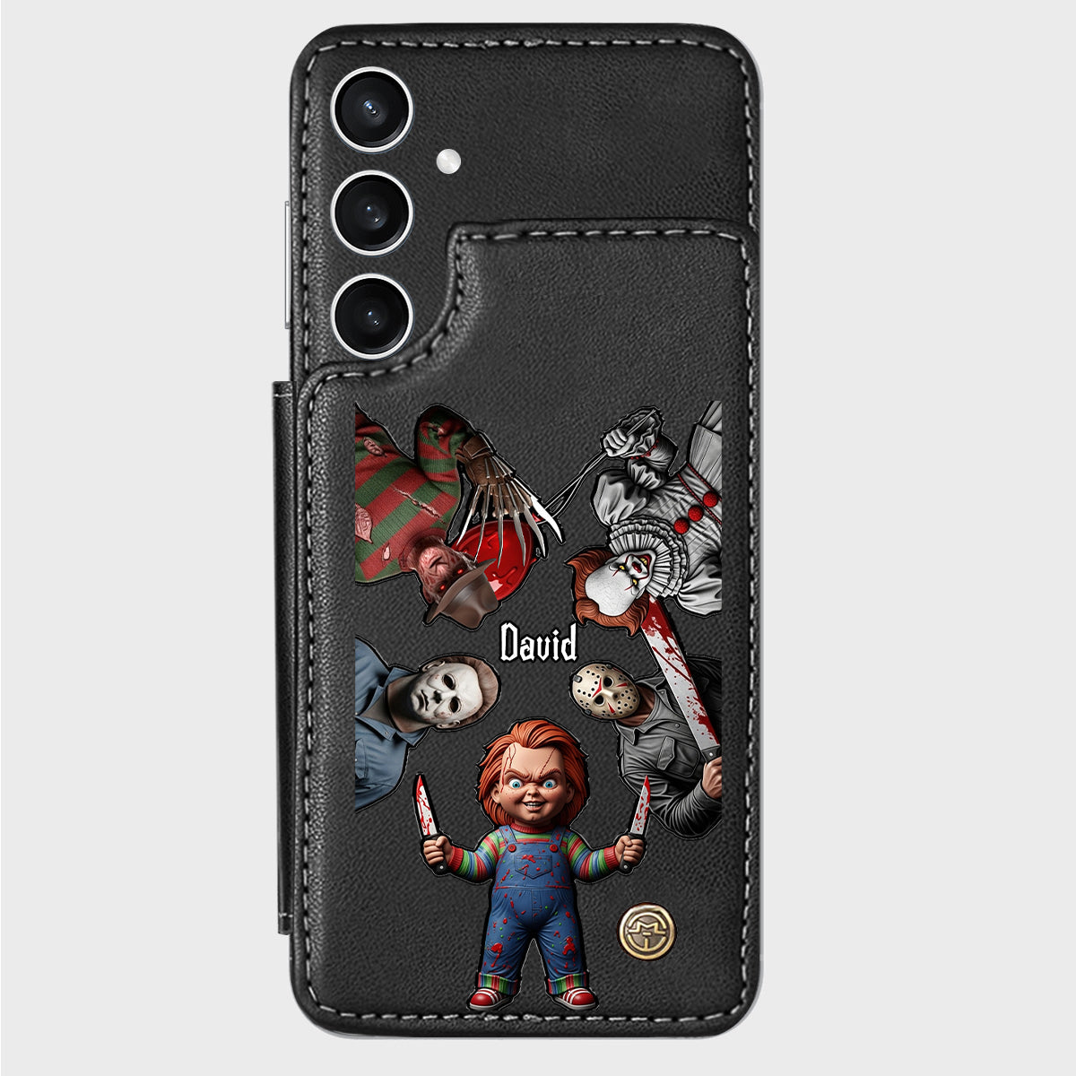 Horrors Characters - Personalized Horror Character Wallet Phone Case