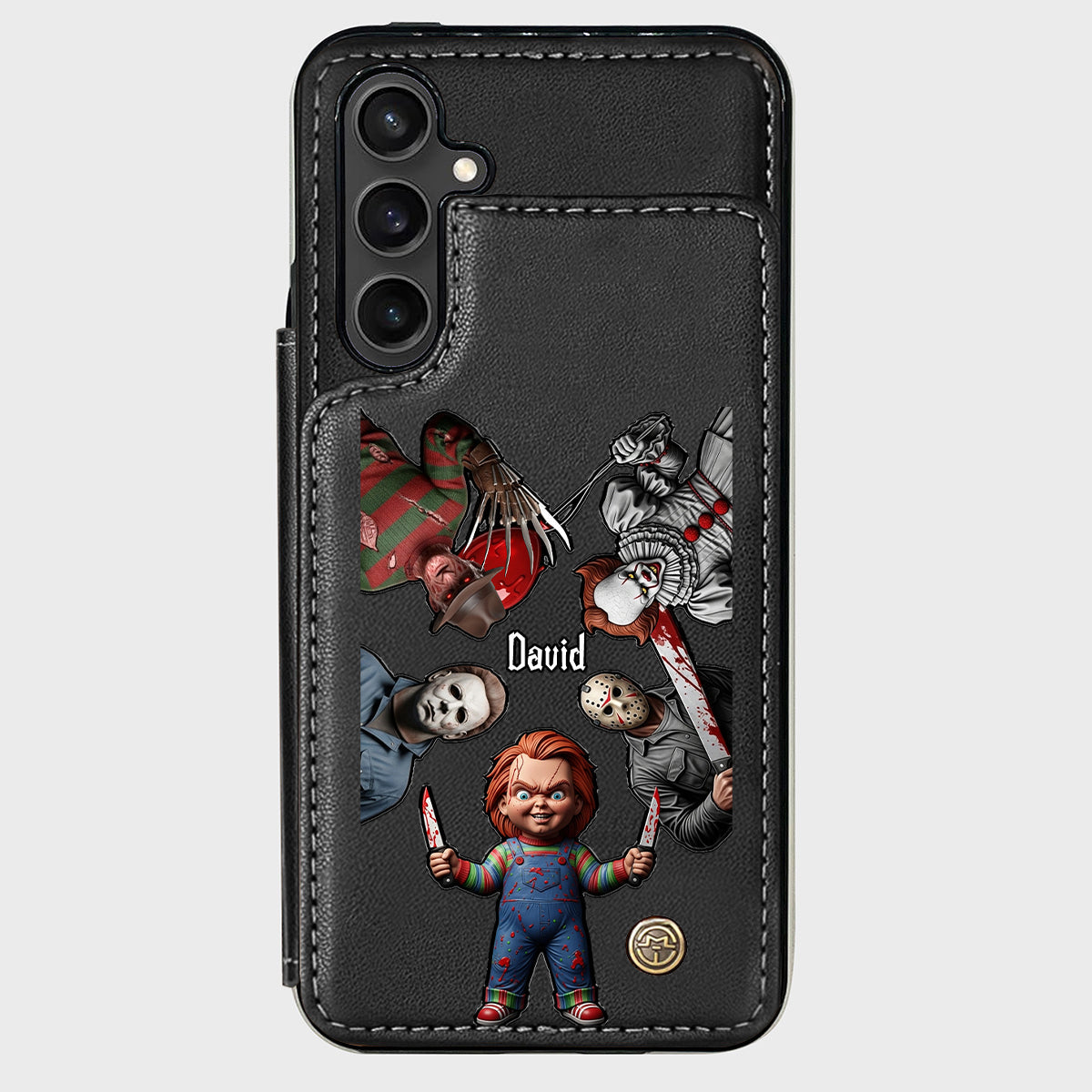 Horrors Characters - Personalized Horror Character Wallet Phone Case