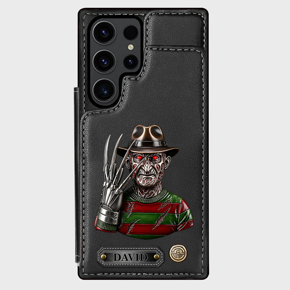 Scary Halloween - Personalized Horror Character Wallet Phone Case