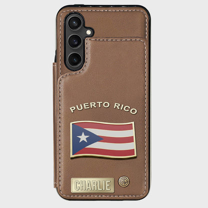Proud Puerto Rico - Personalized Expats Wallet Phone Case