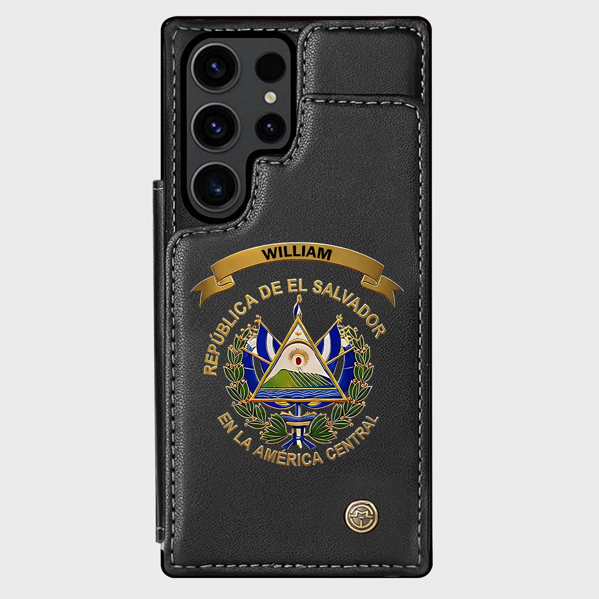 Proud El Salvador - Personalized Expats Wallet Phone Case