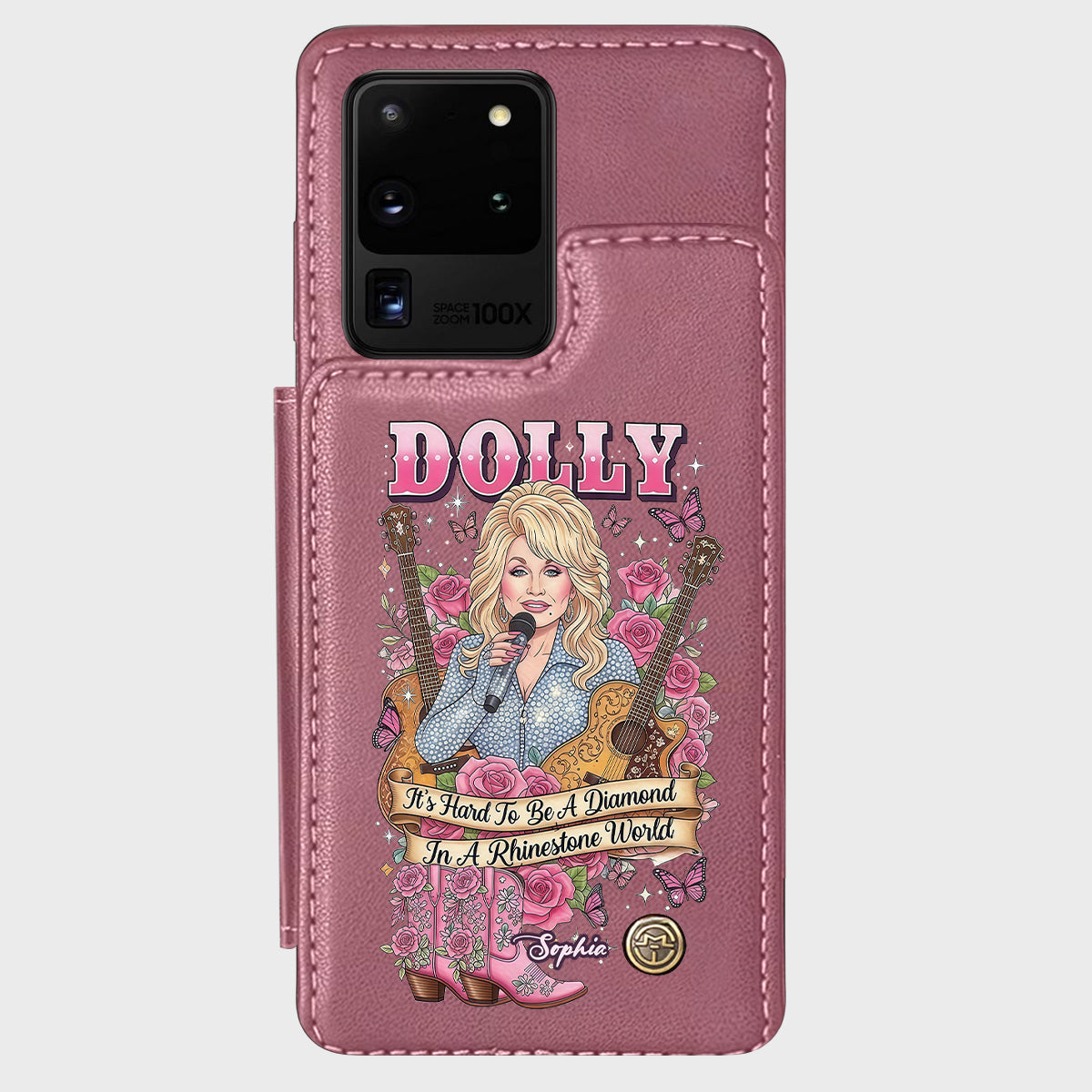 It’s Hard To Be A Diamond In A Rhinestone World - Personalized Wallet Phone Case