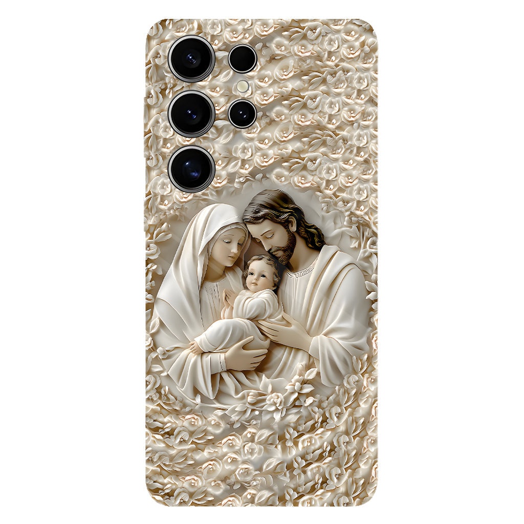 The Holy Family - Personalized Christian Full Print Phone Case