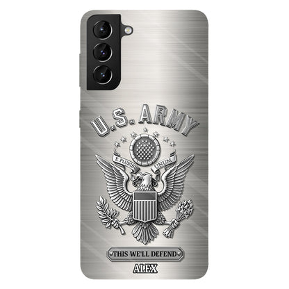 This We'll Defend - Personalized Veteran Full Print Phone Case