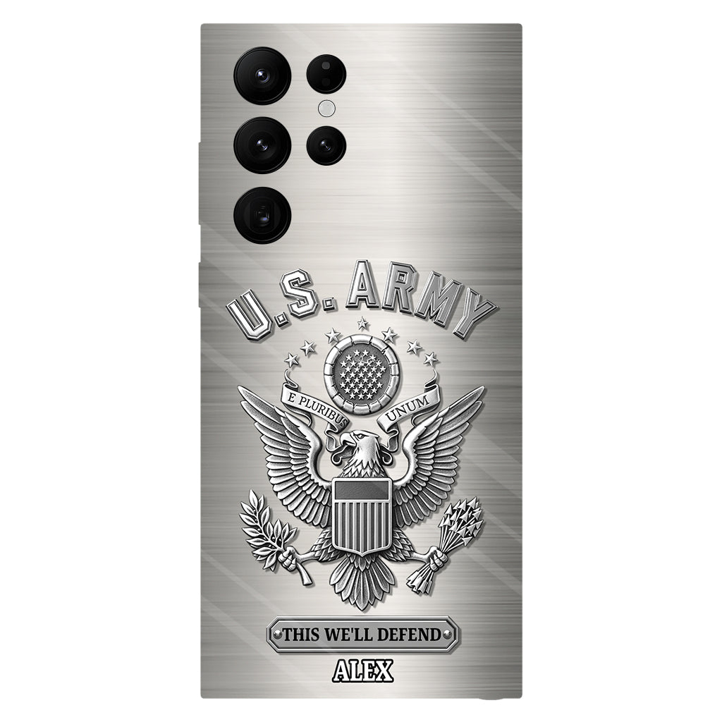 This We'll Defend - Personalized Veteran Full Print Phone Case