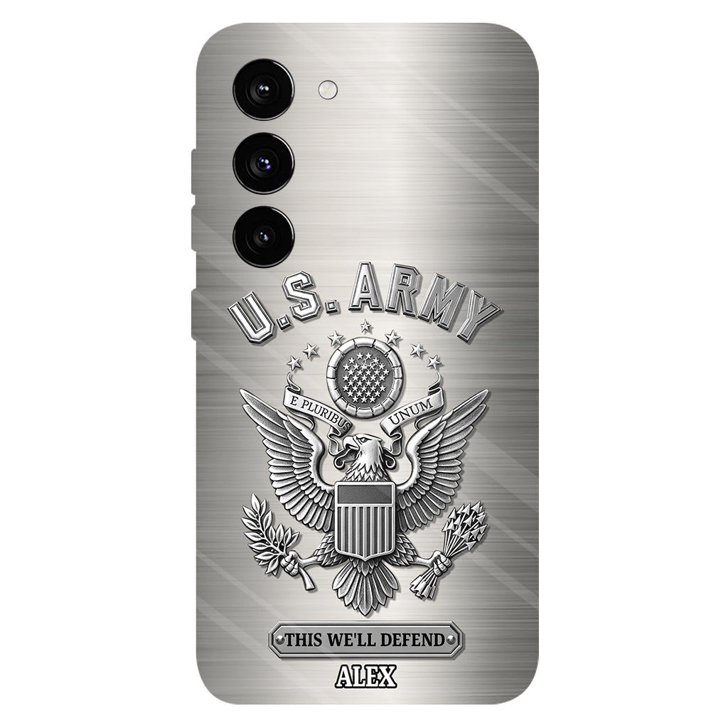This We'll Defend - Personalized Veteran Full Print Phone Case