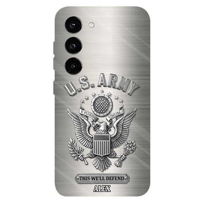 This We'll Defend - Personalized Veteran Full Print Phone Case