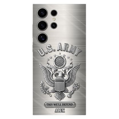 This We'll Defend - Personalized Veteran Full Print Phone Case