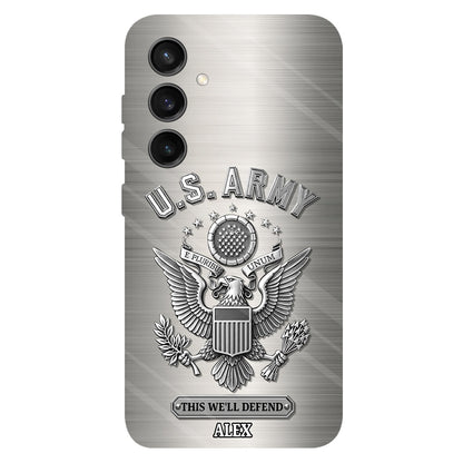 This We'll Defend - Personalized Veteran Full Print Phone Case