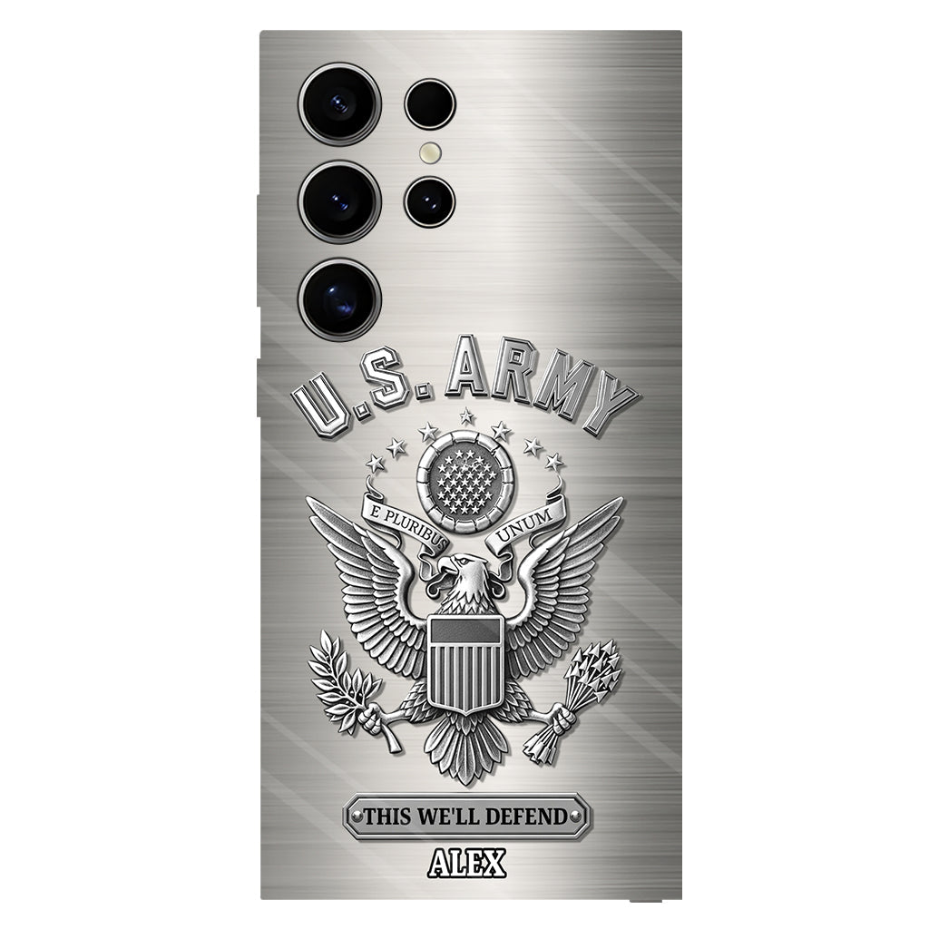 This We'll Defend - Personalized Veteran Full Print Phone Case