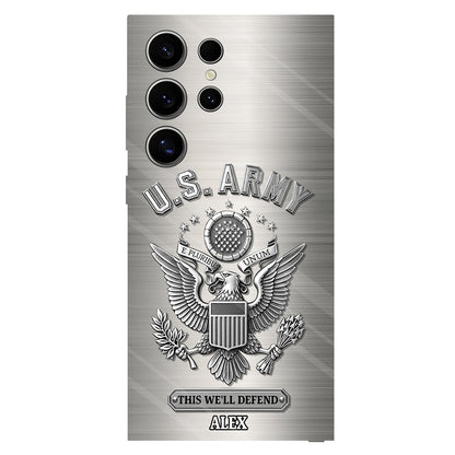 This We'll Defend - Personalized Veteran Full Print Phone Case