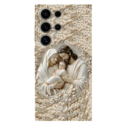 The Holy Family - Personalized Christian Full Print Phone Case