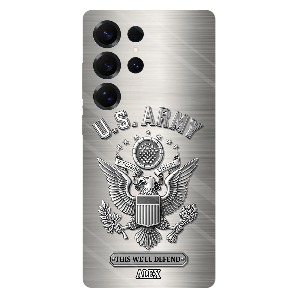 This We'll Defend - Personalized Veteran Full Print Phone Case