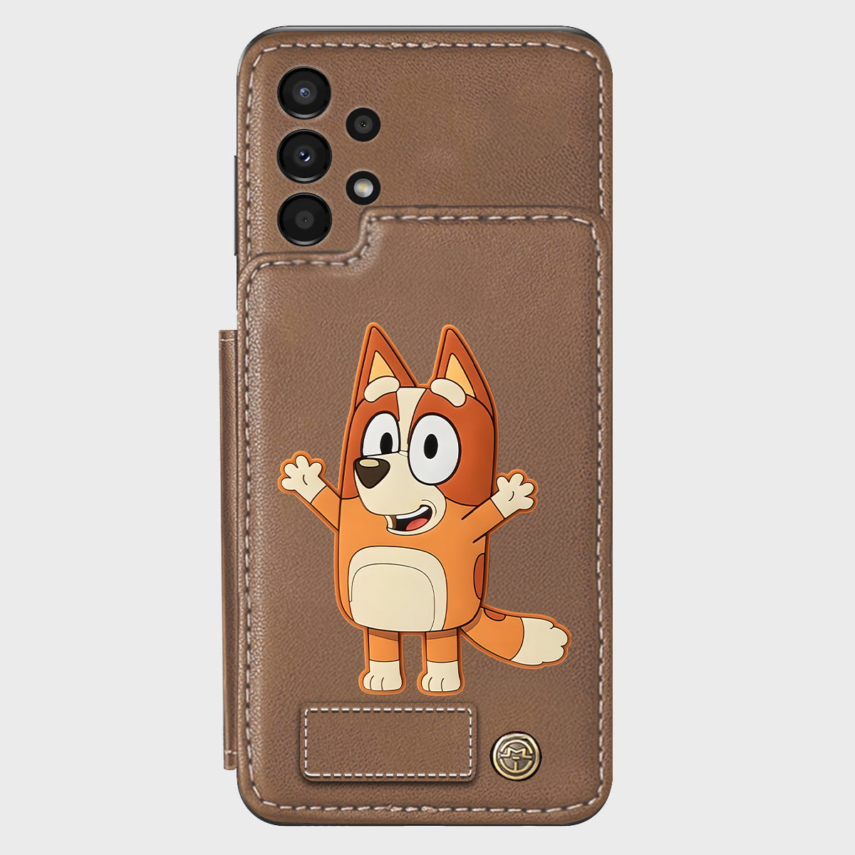 Blue Dog Custom Name - Personalized Blue Dog Wallet Phone Case