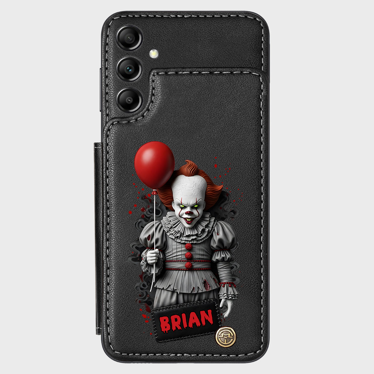 Scary Halloween - Personalized Horror Character Wallet Phone Case
