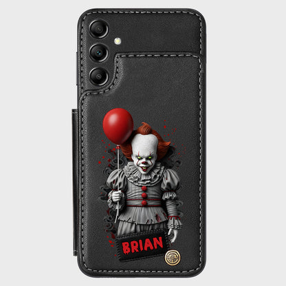 Scary Halloween - Personalized Horror Character Wallet Phone Case