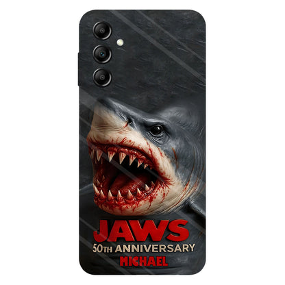 Scary Shark - Personalized Shark Full Print Phone Case